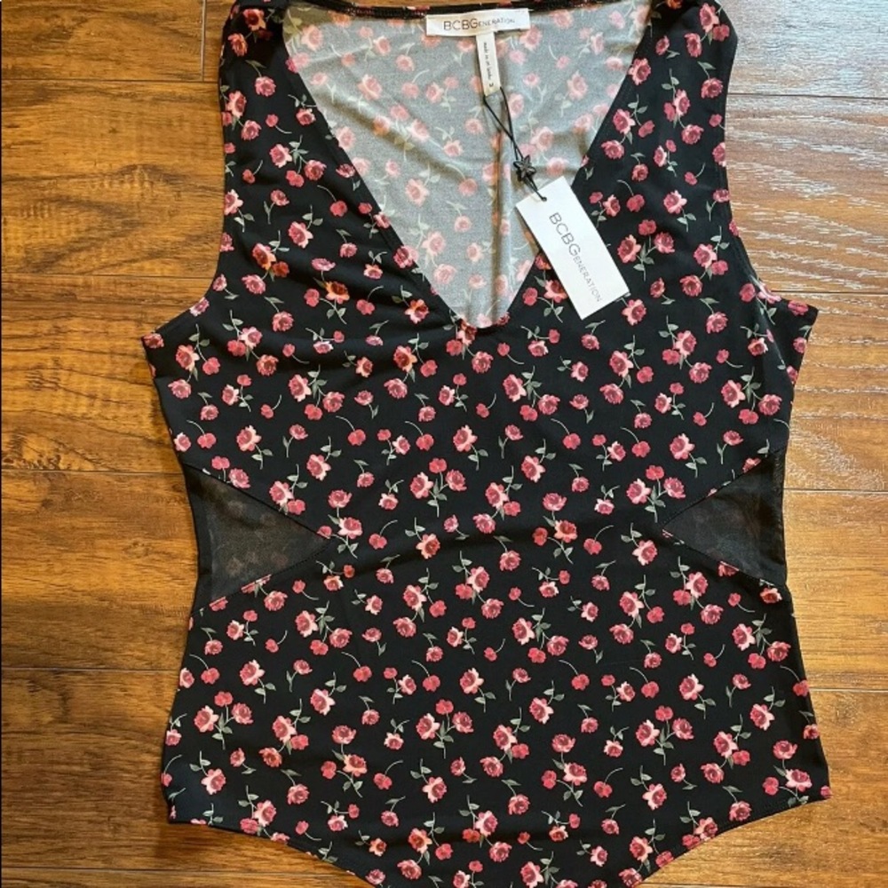 BCBG Generation floral body suit
